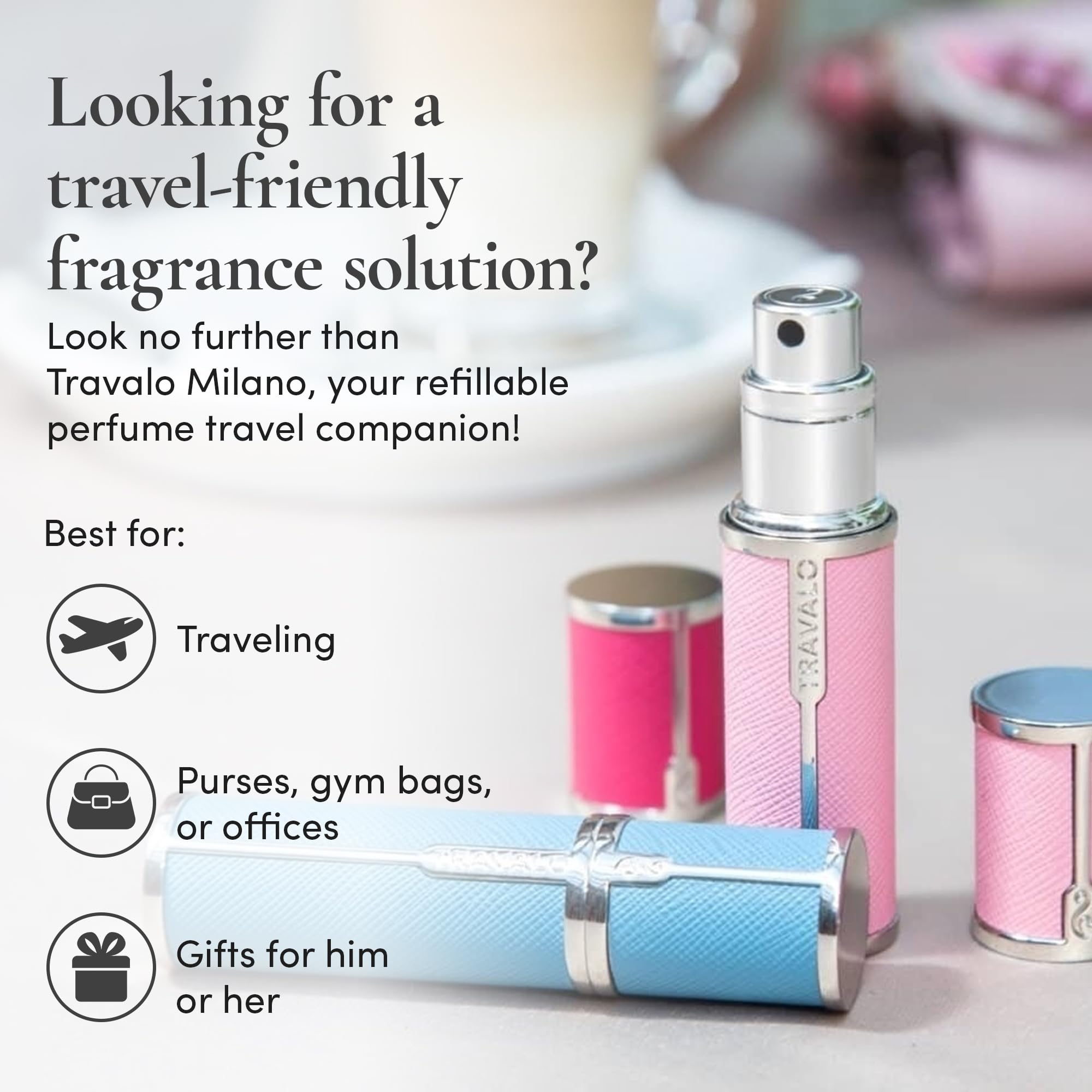 Travalo Milano HD Aqua, Refillable Perfume Atomizer : Amazon.nl Travalo Milano HD Aqua, Refillable Perfume Atomizer : Amazon.nl
